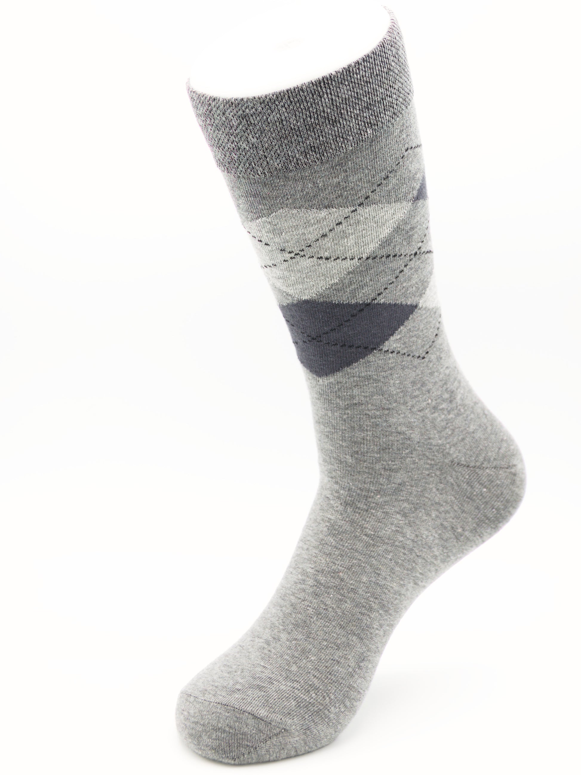 Business Socken Grau Karo