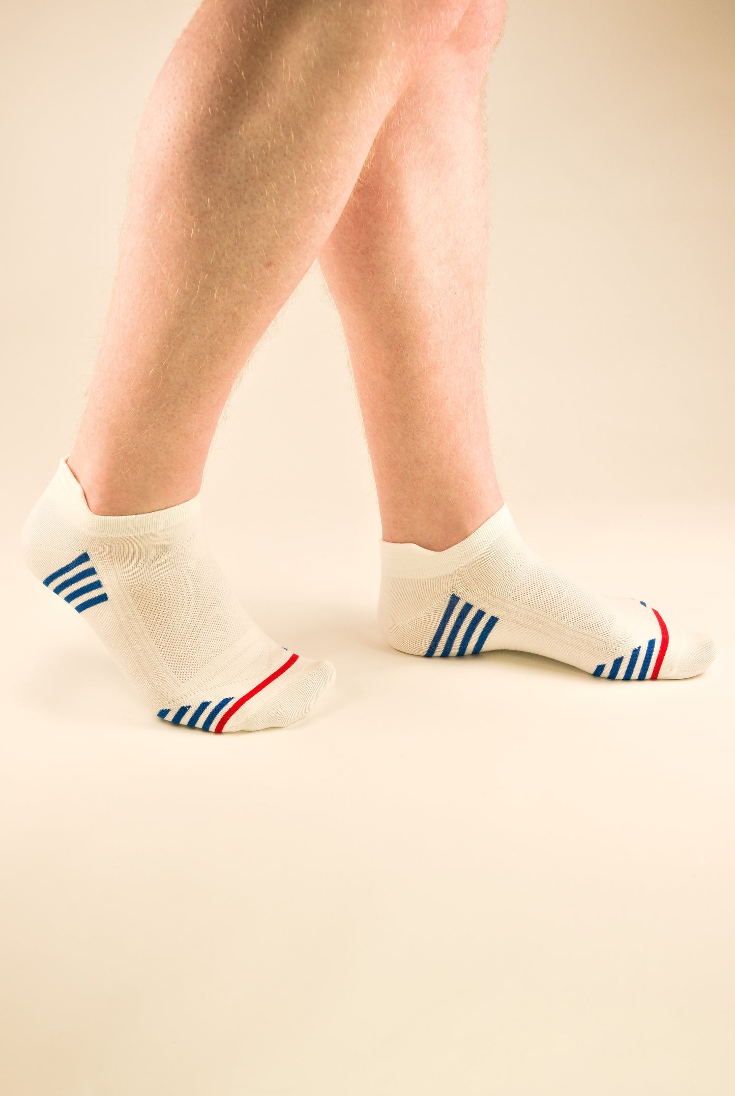 Sport Socken Weiß aus gekämmter Baumwolle im 3er Pack