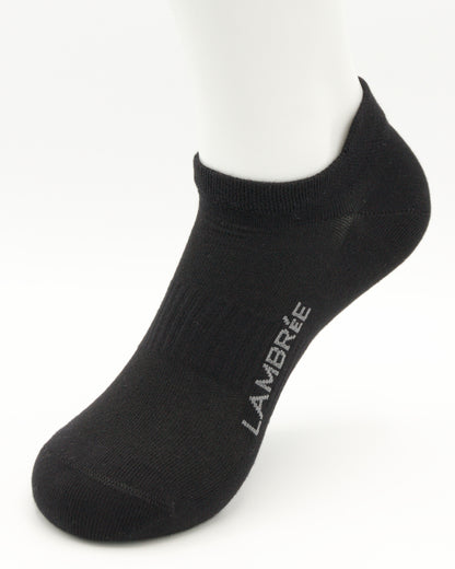 Bambus-Sneakersocken, Schwarz, 3er-Pack Herren