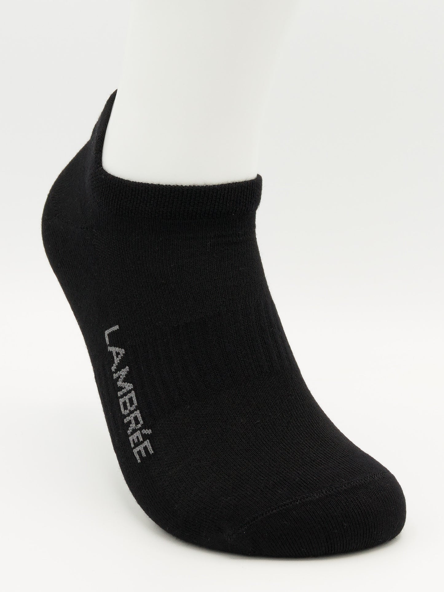 Bambus-Sneakersocken, Schwarz, 3er-Pack Herren
