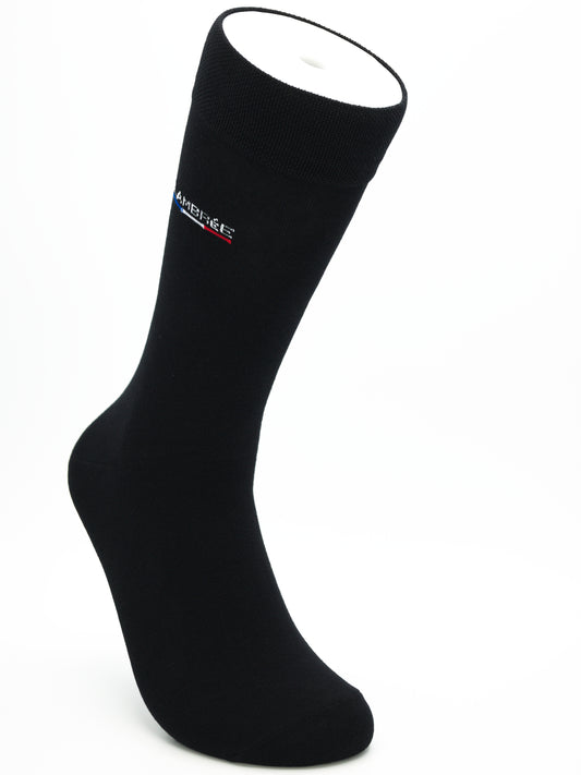 Business Socken Schwarz aus gekämmter Baumwolle im 3er Pack