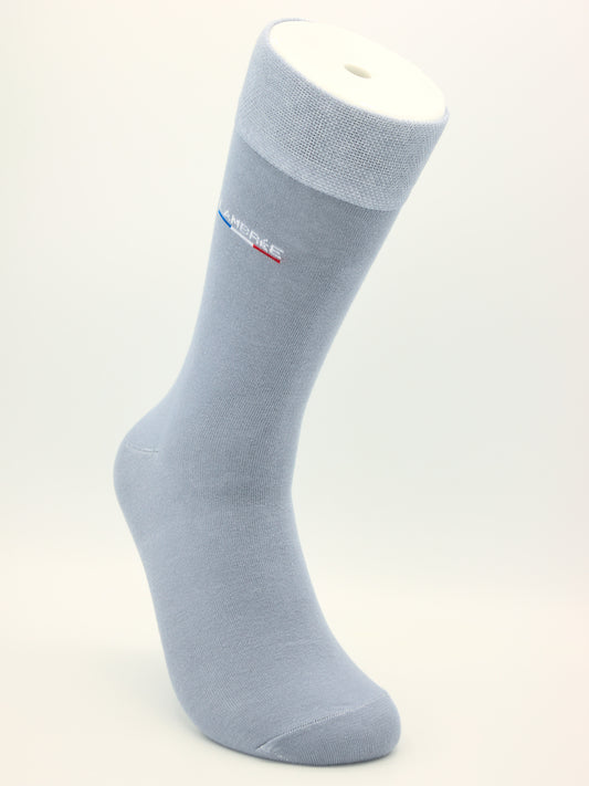 Business Socken Grau aus gekämmter Baumwolle im 3er Pack