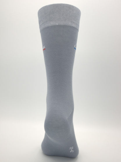 Business Socken Grau aus gekämmter Baumwolle im 3er Pack