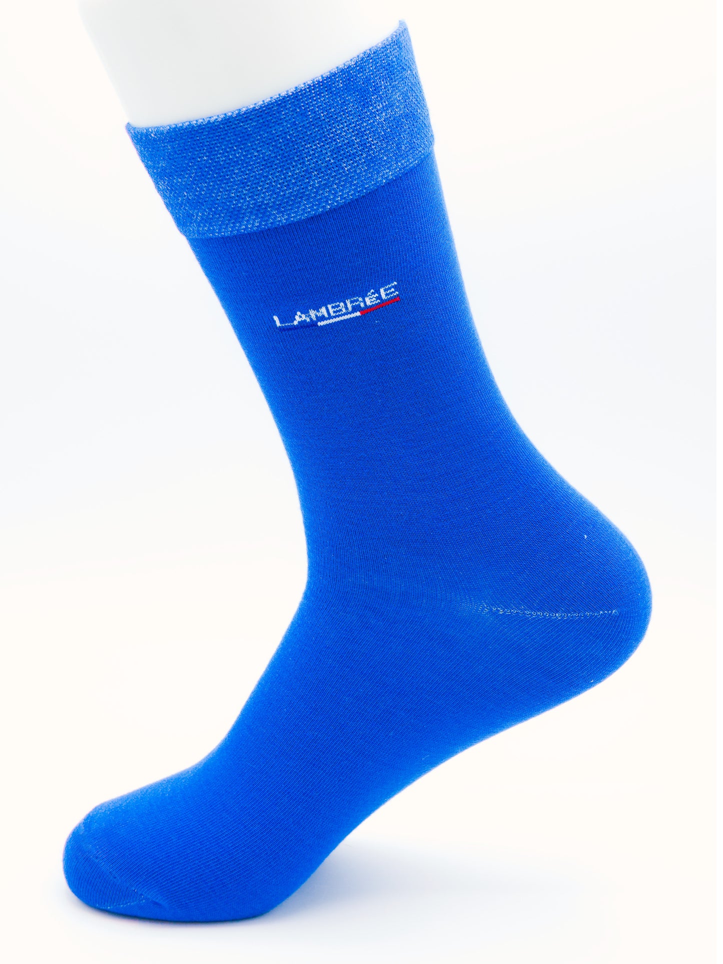 Business Socken Blau aus gekämmter Baumwolle im 3er Pack