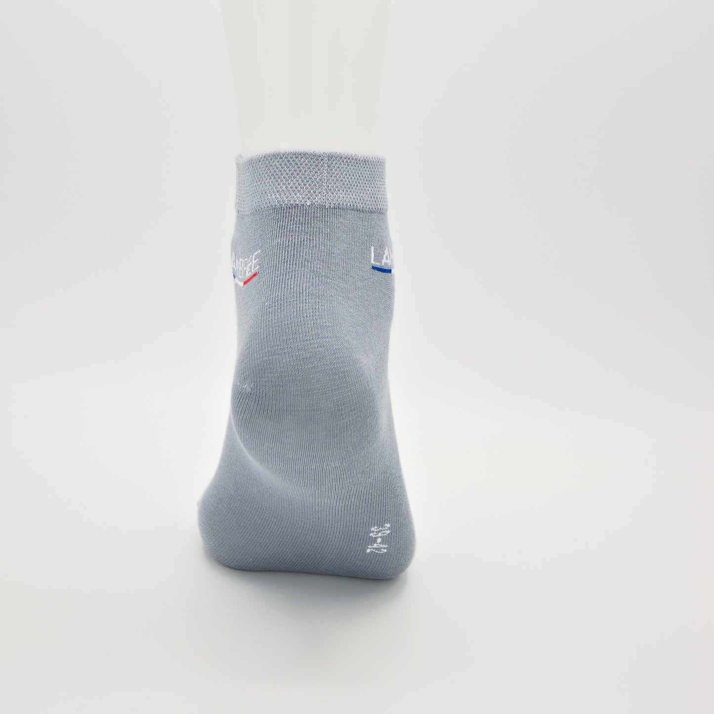 Sneaker Socken Grau aus gekämmter Baumwolle im 3er Pack