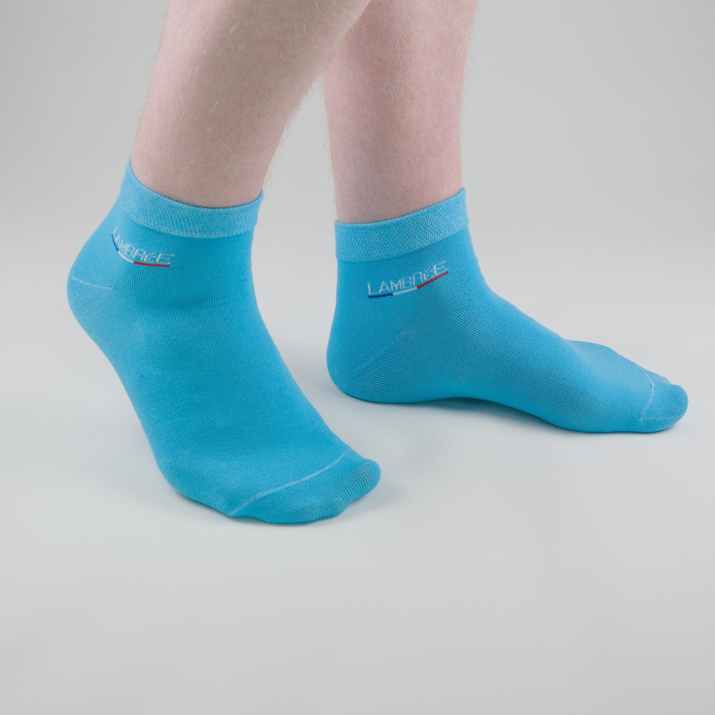 Sneaker Socken Ocean Blue aus gekämmter Baumwolle im 3er Pack