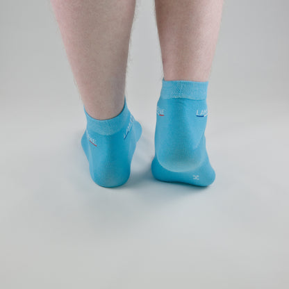 Sneaker Socken Ocean Blue aus gekämmter Baumwolle im 3er Pack