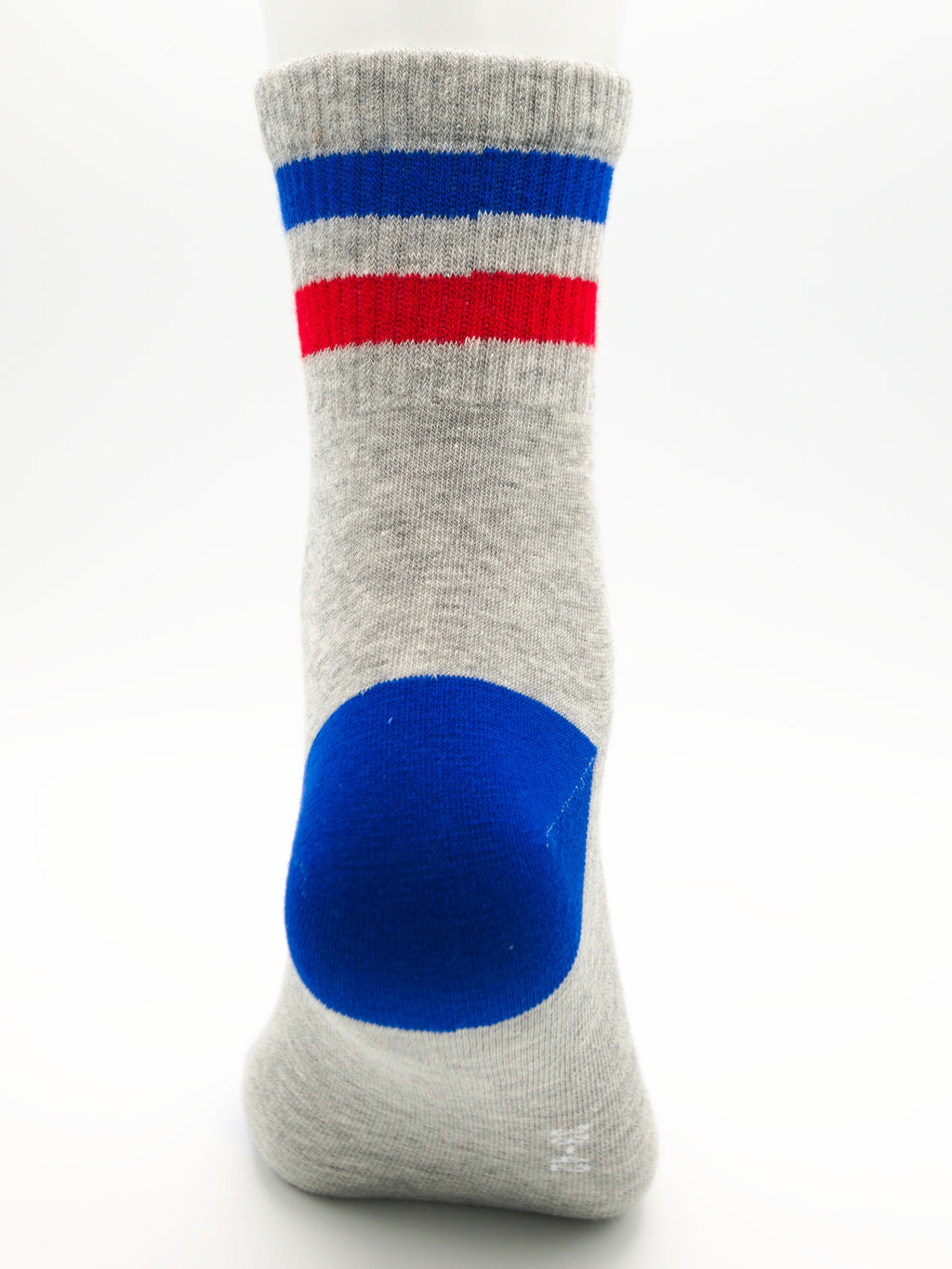 Tennissocken mit Streifen Grau