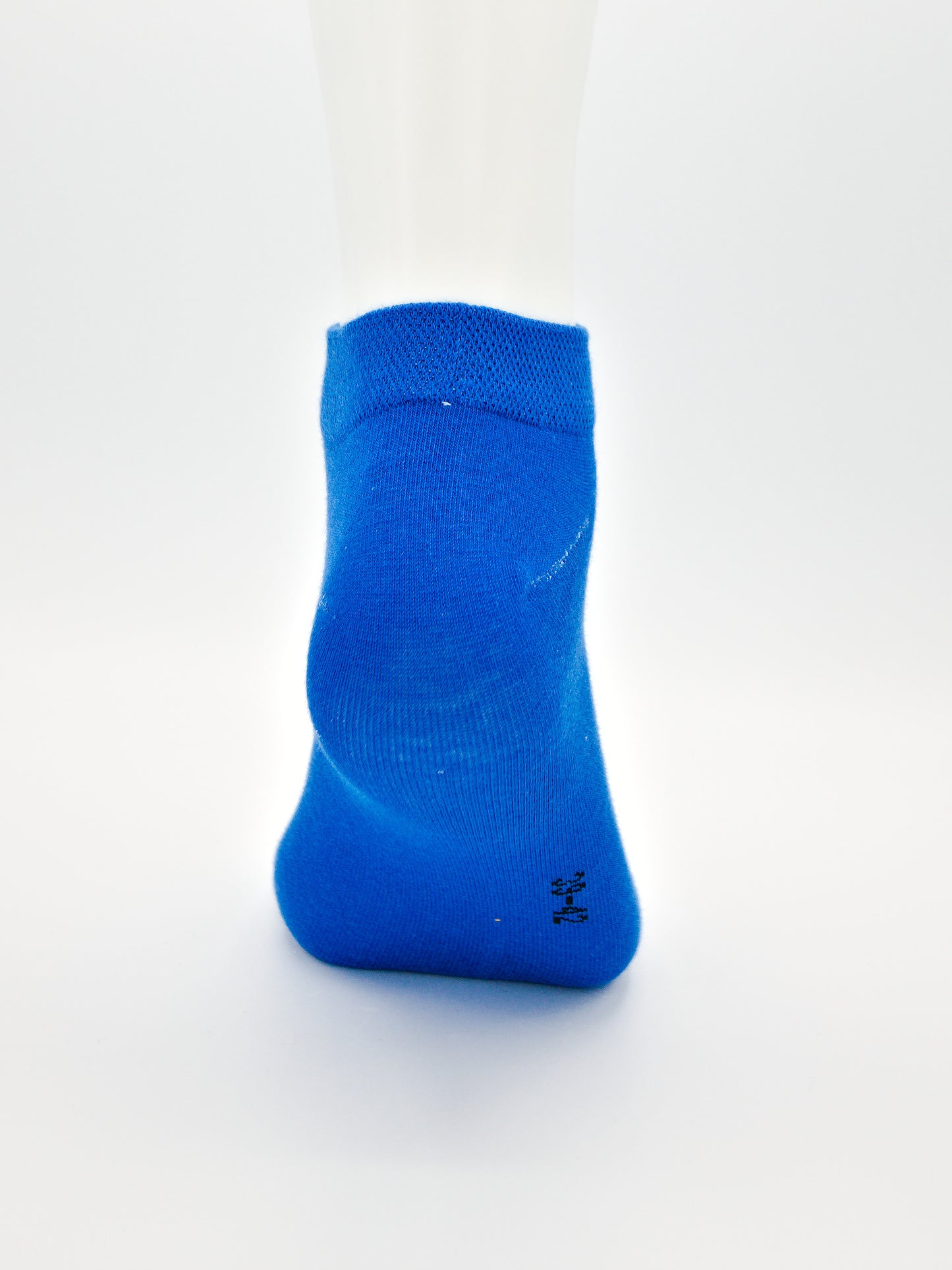 Sneaker Socken Blau aus gekämmter Baumwolle im 3er Pack