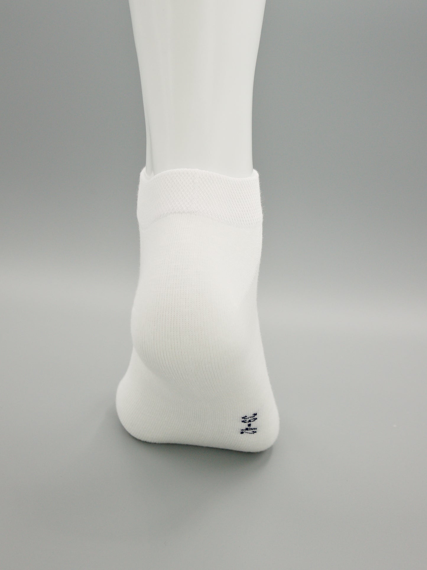 Sneaker Socken Weiß aus gekämmter Baumwolle im 3er Pack
