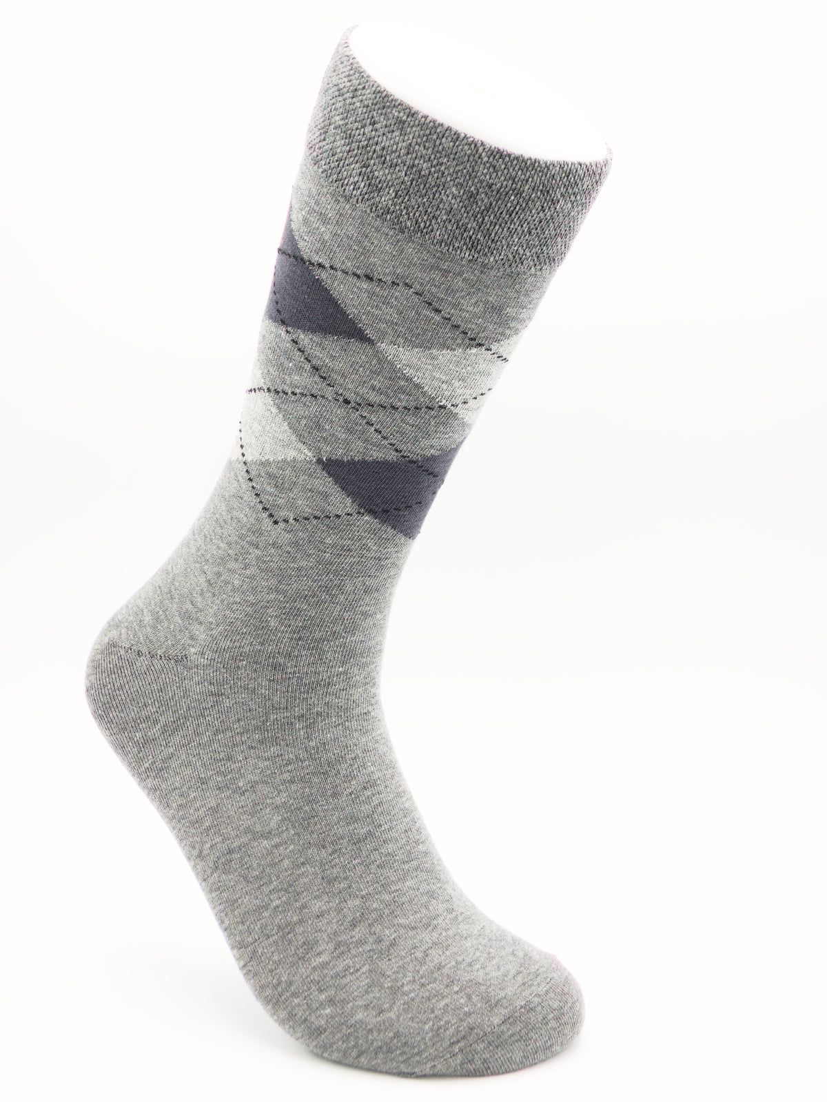 Business Socken Grau für Herren - 3er-Pack aus gekämmter Baumwolle
