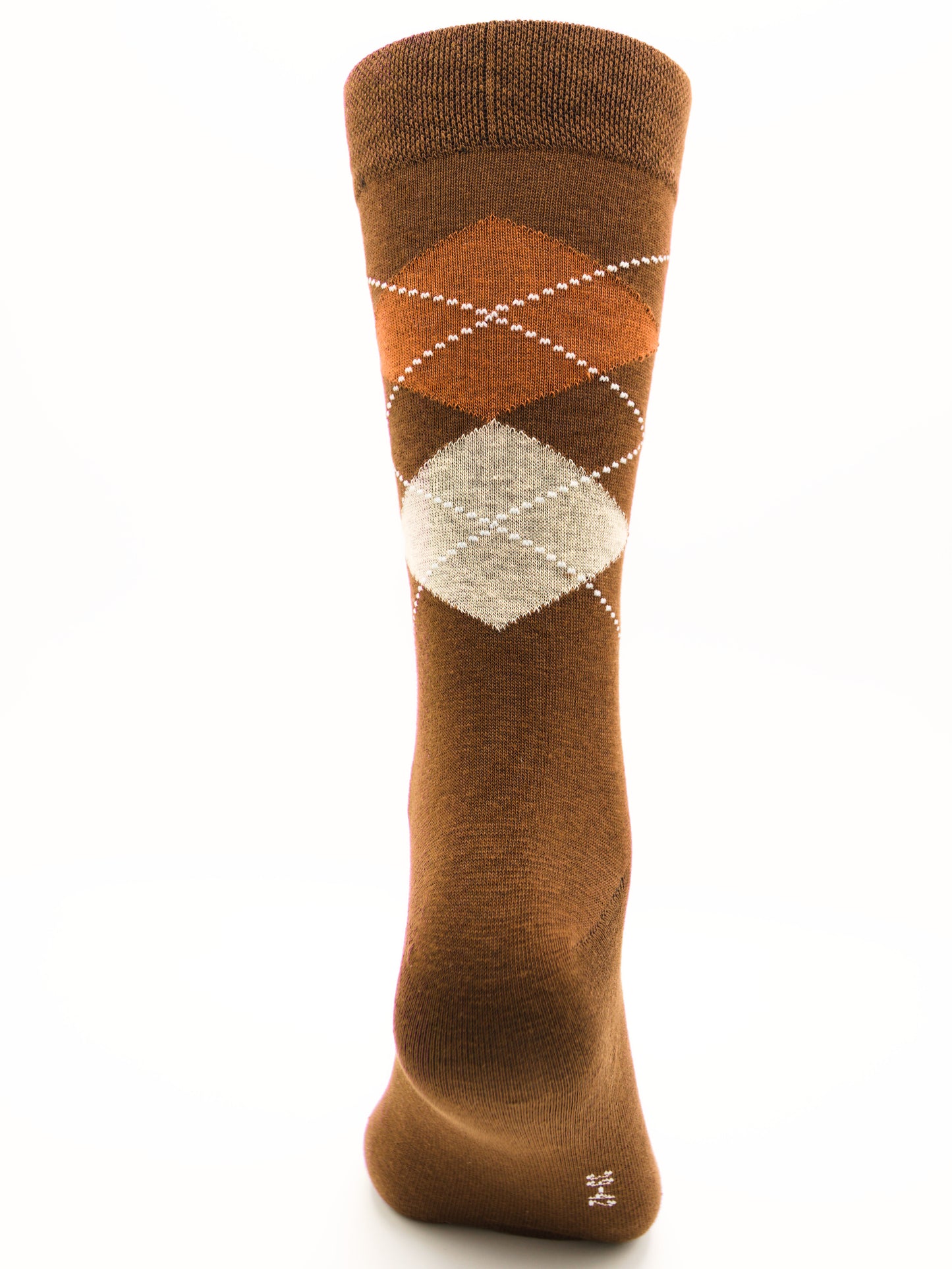 Business Socken Braun aus gekämmter Baumwolle im 3er Pack