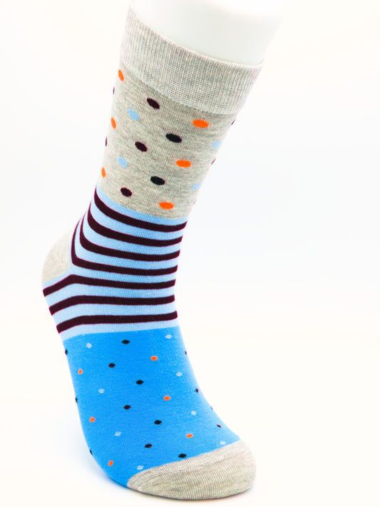 Bunte Socken / Dress Socks / aus gekämmter Baumwolle im 3er Pack