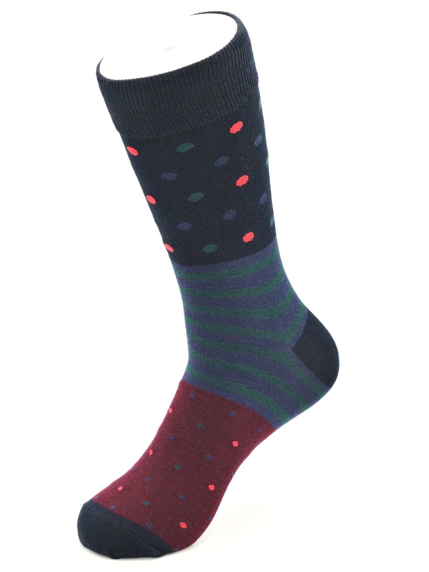 Bunte Socken / Dress Socks / aus gekämmter Baumwolle im 3er Pack