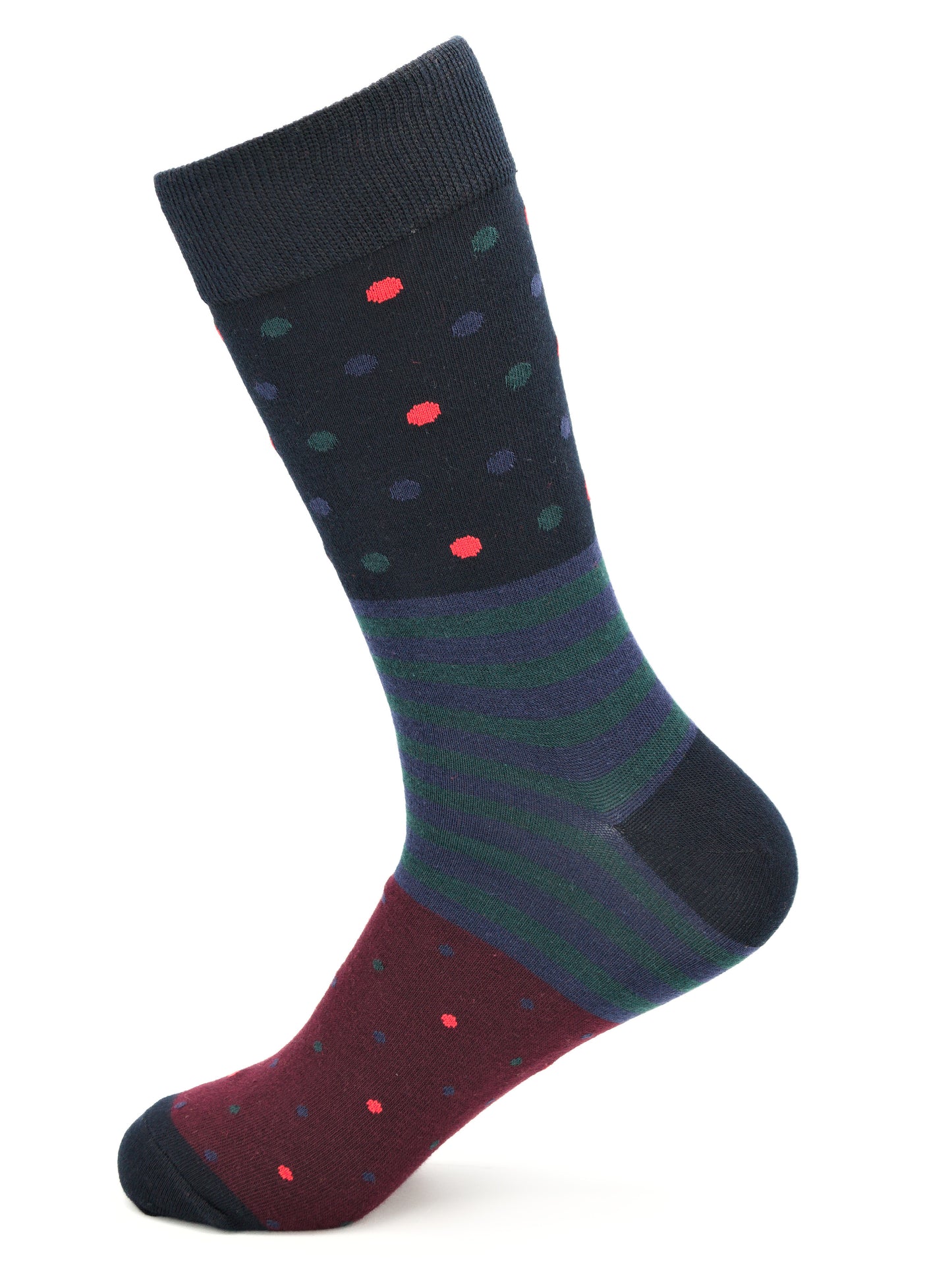 Bunte Socken / Dress Socks / aus gekämmter Baumwolle im 3er Pack
