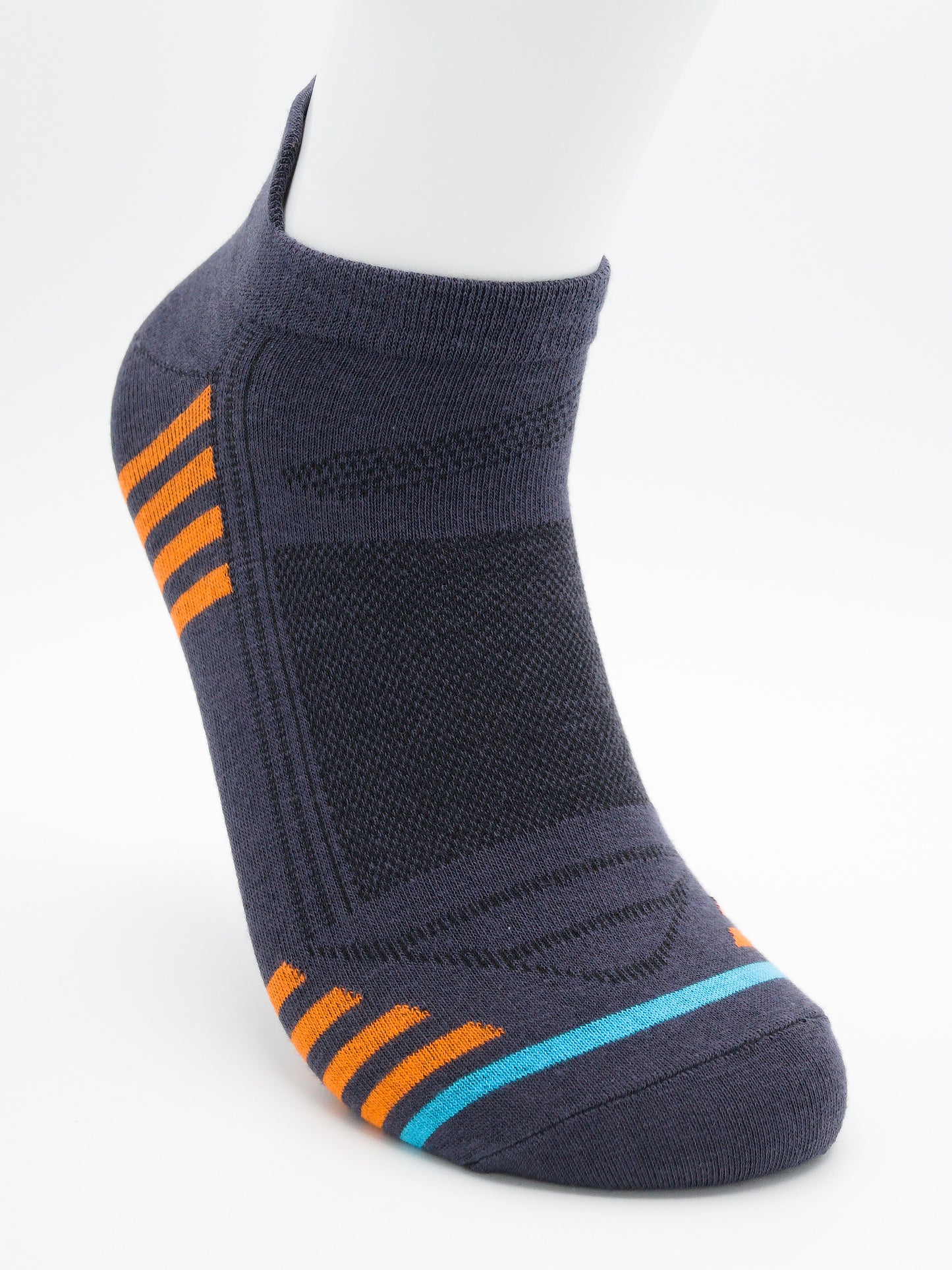 Sport Socken Grau aus gekämmter Baumwolle im 3er Pack