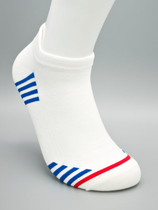Sport Socken Weiß aus gekämmter Baumwolle im 3er Pack
