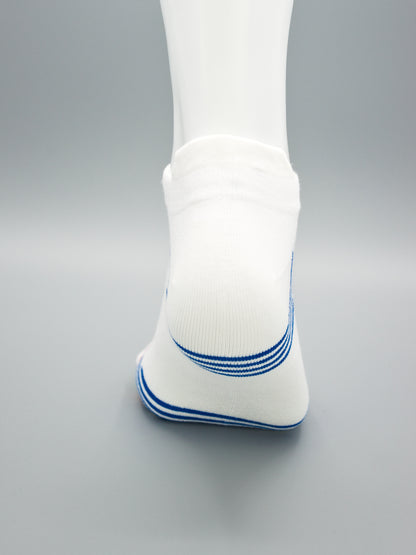 Sport Socken Weiß aus gekämmter Baumwolle im 3er Pack