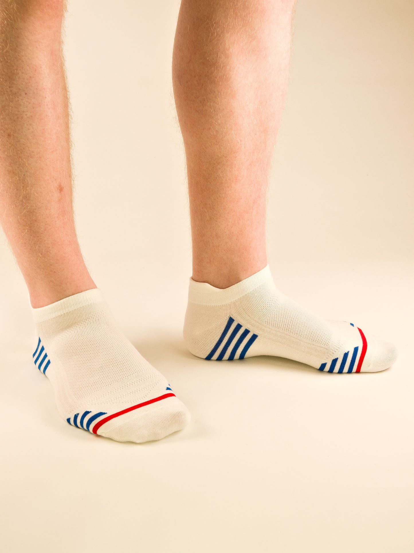 Sport Socken Weiß aus gekämmter Baumwolle im 3er Pack