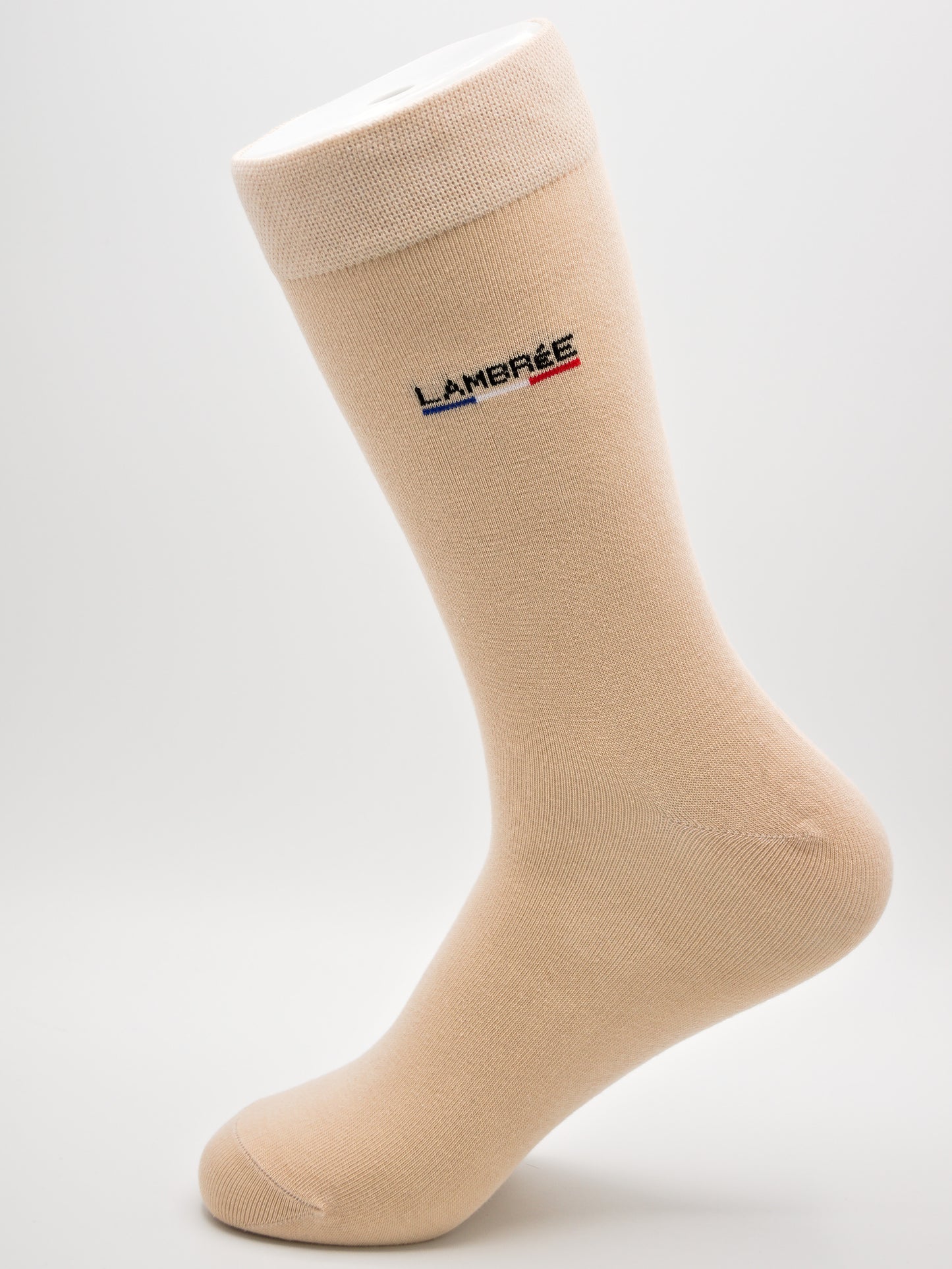 Business Socken Beige aus gekämmter Baumwolle im 3er Pack