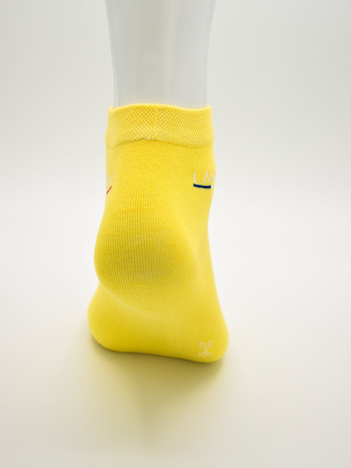 Sneaker Socken Gelb aus gekämmter Baumwolle im 3er Pack