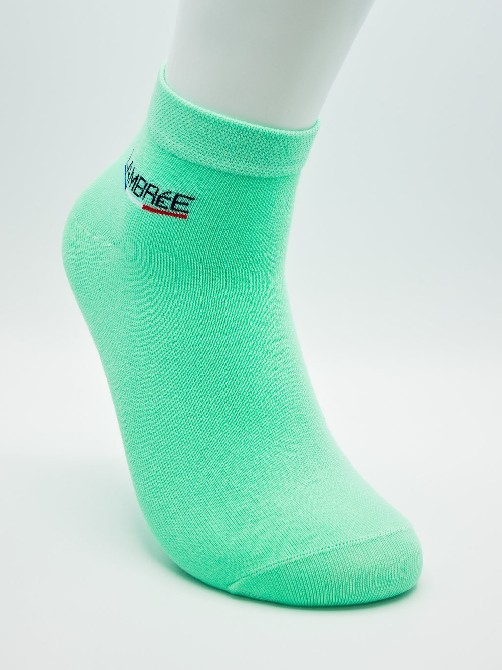Sneaker Socken Pastell Grün aus gekämmter Baumwolle im 3er Pack