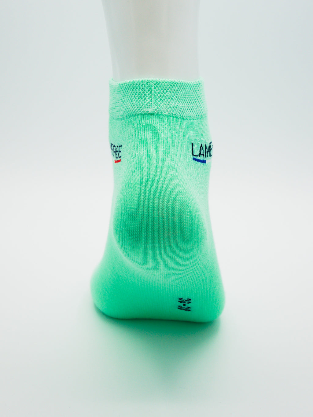 Sneaker Socken Pastell Grün aus gekämmter Baumwolle im 3er Pack