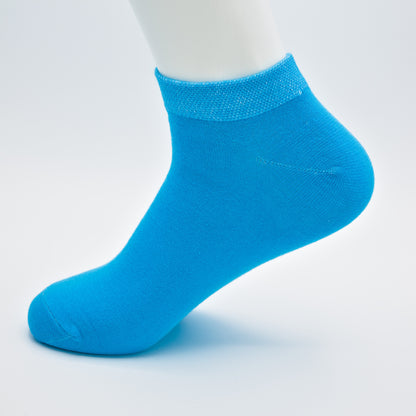 Sneaker Socken Ocean Blue aus gekämmter Baumwolle im 3er Pack