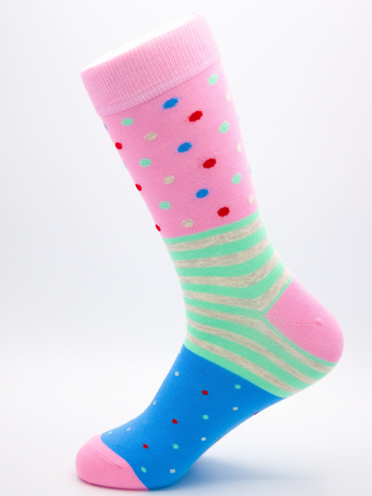 Bunte Socken / Dress Socks / aus gekämmter Baumwolle im 3er Pack